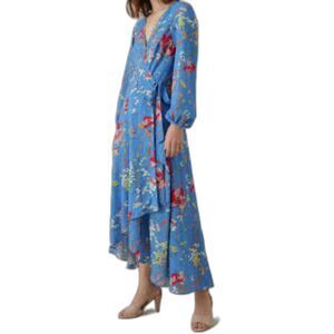 Karen Millen Blue Floral Dress - Size 6 - NWT